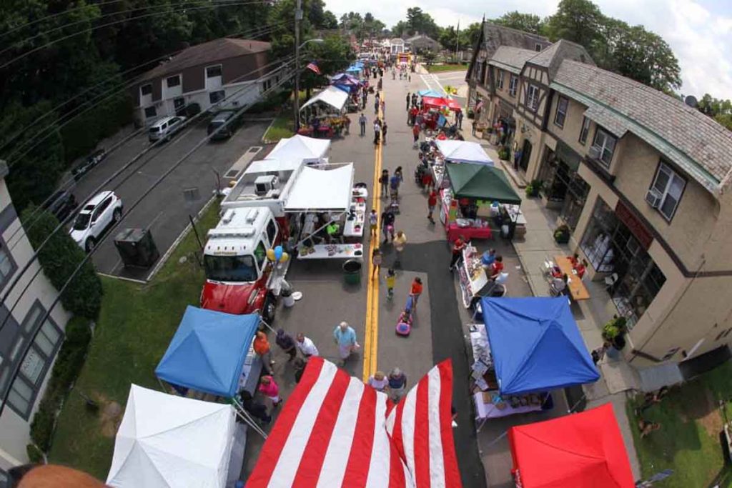 Ariel view of Mount Pleasant Day in Hawthorne NY